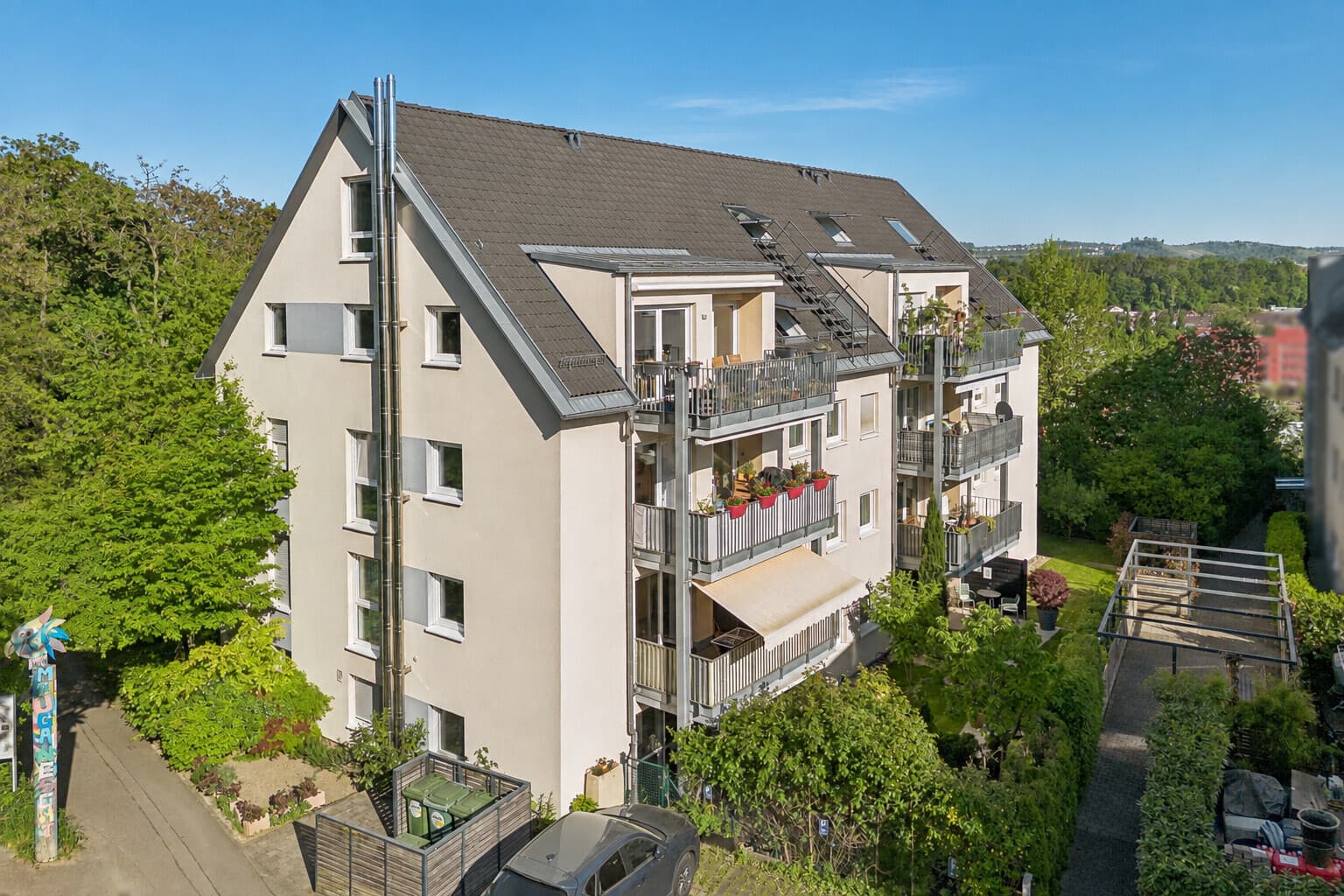 Modernes Merhfamilienhaus