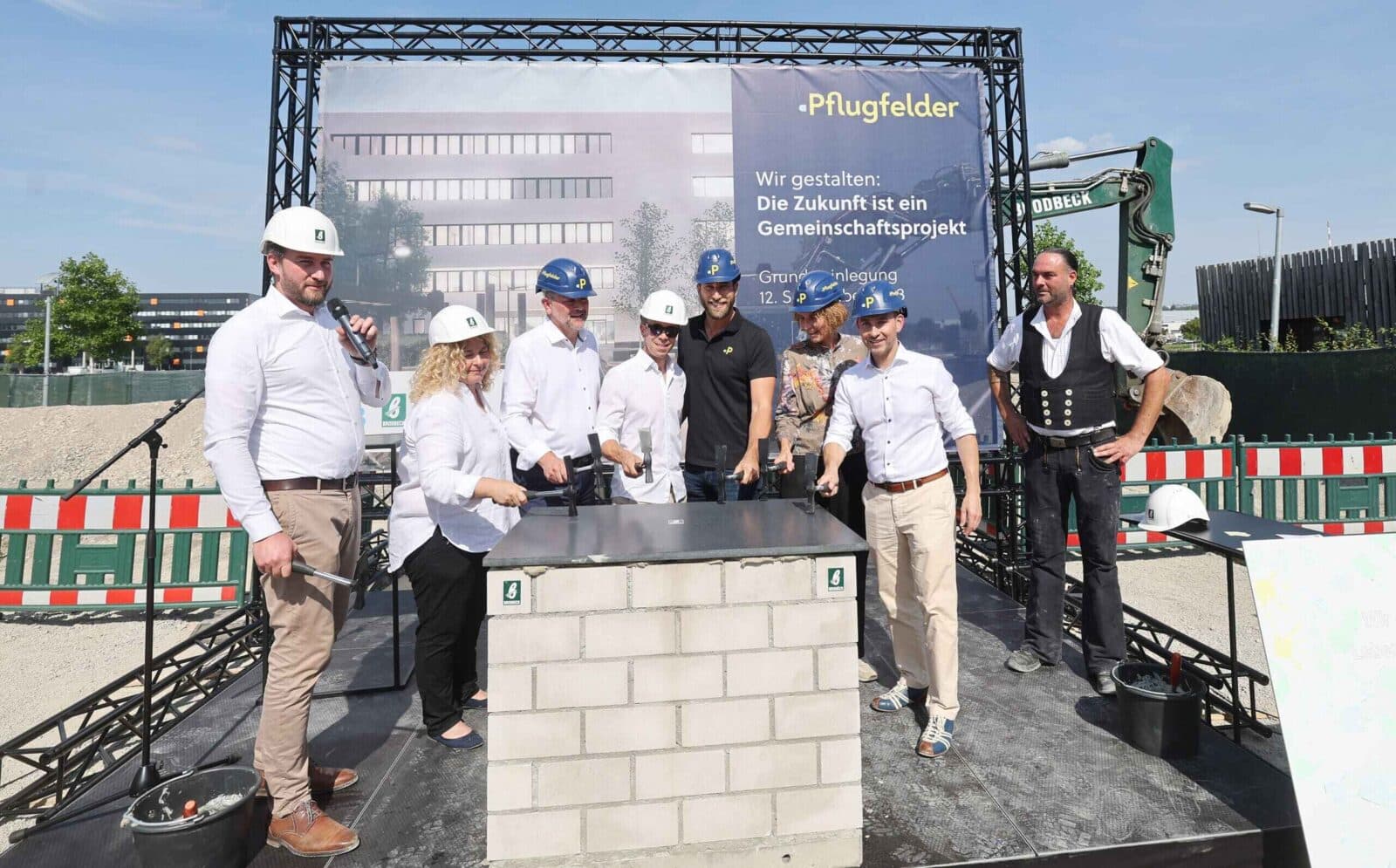 Grundsteinlegung Bildungszentrum Flugfeld Böblingen: Zukunft sichern