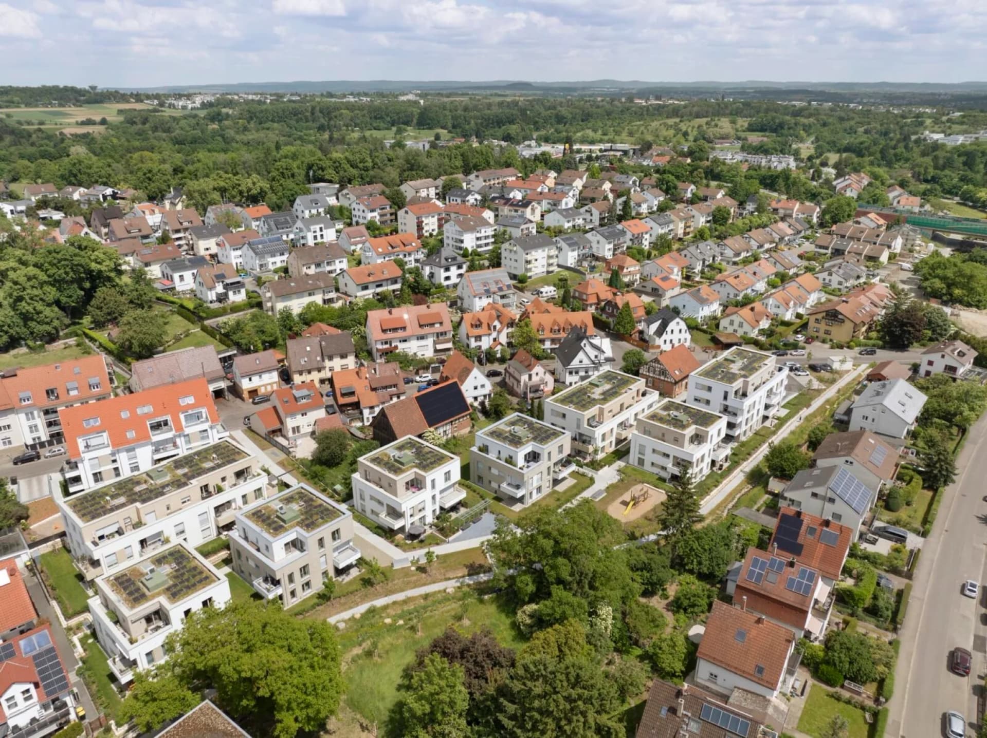 Bachhof - SW: Luftaufnahme
