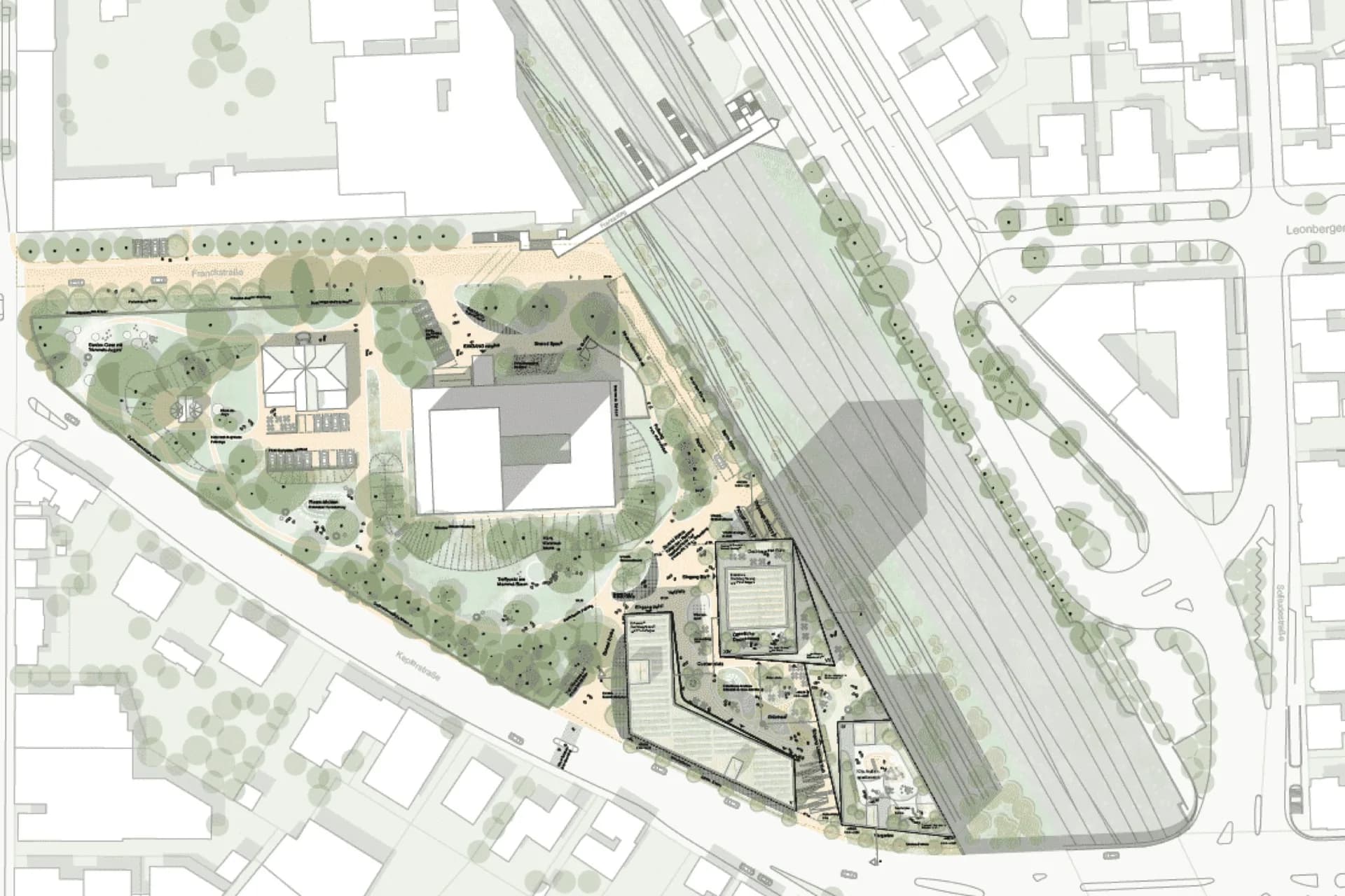 Realisierungswettbewerb Kepler-Areal - Lageplan