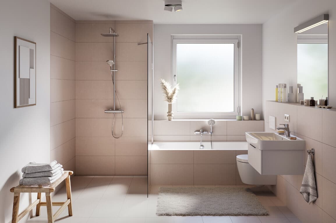 Schöne 3-Zimmer-Wohnung mit Tageslichtbad und Badewanne