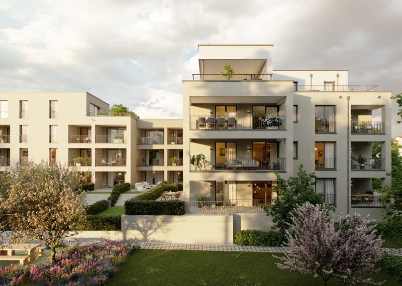 3-Zimmer-Wohnung im 2.OG mit Süd-West-Loggia & Tageslichtbad