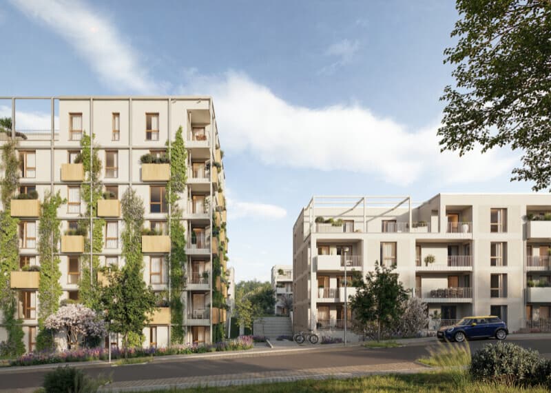 Kompakte, helle 2-Zimmer-Wohnung mit Balkon und hoher steuerlicher Abschreibung