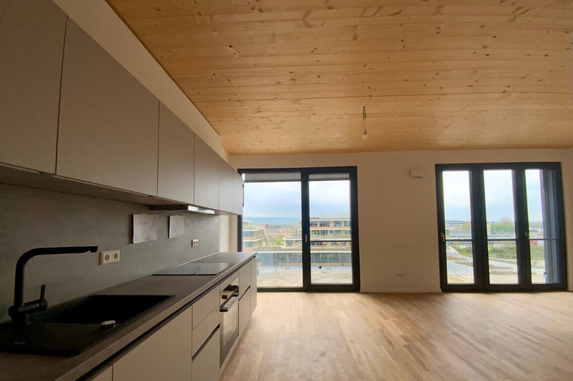 Erstbezug - Exklusive 4-Zimmer-Wohnung im Neubau mit Office und Balkon