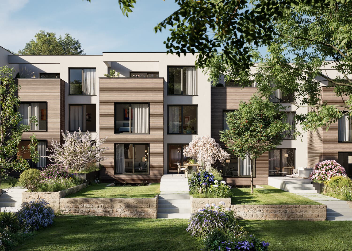 Nachhaltiges Stadthaus in Bestlage Botnang – KfW 40, Holzbauweise, Privatgarten