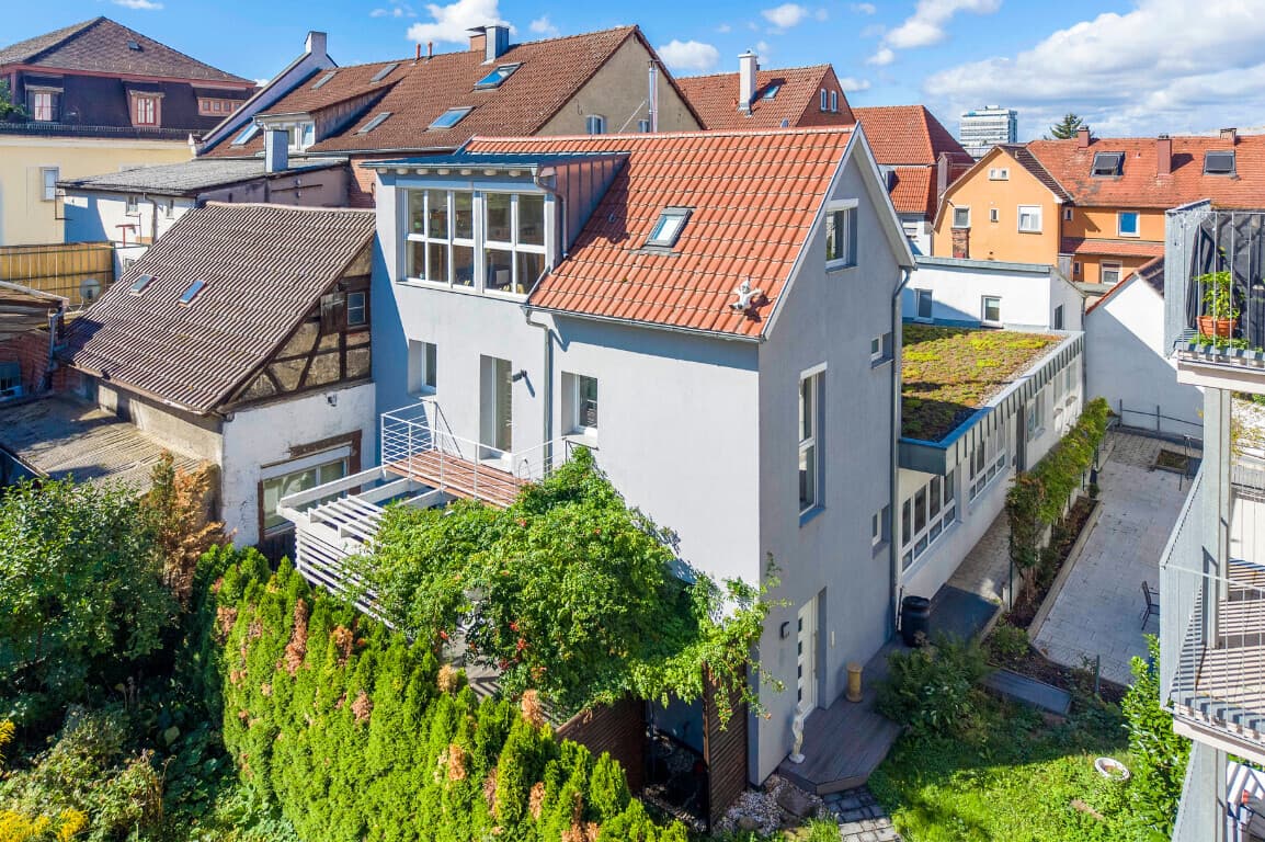Besonderes Stadthaus in ruhiger Hinterhoflage