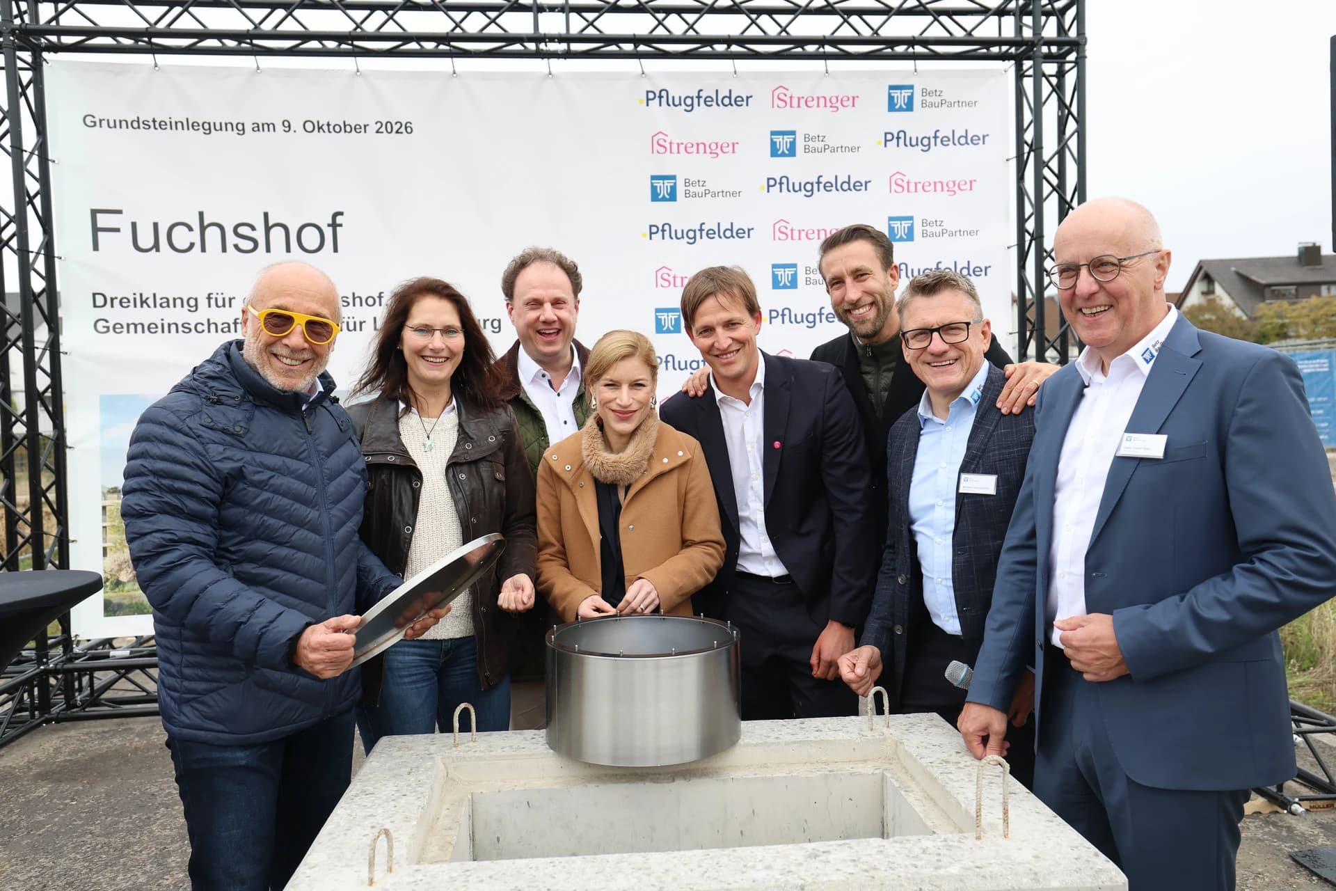 Jürgen Pflugfelder, Andrea Schwarz, Matthias Knecht, Lis Hannemann-Strenger, Daniel Hannemann, Julian Pflugfelder, Michael Schumacher & Klaus-Peter Betz